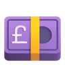 ธนบัตรที่มีเครื่องหมายปอนด์ Emoji 💷 image - Microsoft 3D Fluent style