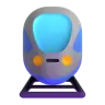 Zug Emoji 🚆 image - Microsoft 3D Fluent style