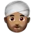 Man Wearing Turban: Medium Skin Tone