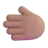 Leftwards Hand: Medium Skin Tone