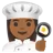 Woman Cook: Medium-Dark Skin Tone