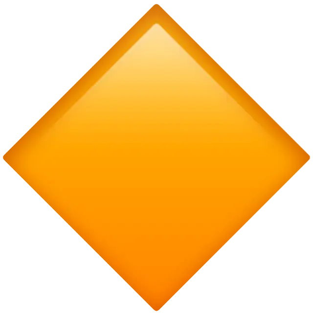 대형 오렌지 다이아몬드