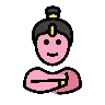 Woman Genie Emoji 🧞‍♀️ image - OpenMoji style