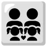 Family: Man, Girl Emoji 👨‍👧 image - Google Noto Color style