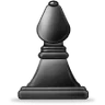 Black Chess Bishop ♝ image - Samsung style
