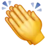 Clapping Hands Emoji 👏 image - WhatsApp style
