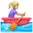 Woman Rowing Boat: Medium-Light Skin Tone