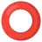 Hollow Red Circle