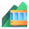 Emoji Ferrovia di montagna 🚞 image - Microsoft 3D Fluent style