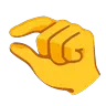 곤란한 손 Emoji 🤏 image - Google Noto Color Animated style