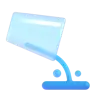 倒出液體 Emoji 🫗 image - Microsoft 3D Fluent style