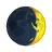 Waxing Crescent Moon Symbol