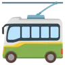โทรลลี่ย์ Emoji 🚎 image - Google Noto Color style
