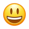 Lächelndes Gesicht mit offenem Mund Emoji 😃 image - Telegram style