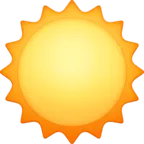 แบล็กซันพร้อมรังสี Emoji ☀ image - Facebook Meta style