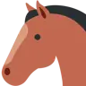 Emoji Horse Face 🐴 image - Twitter / X (Twemoji) style