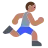 Person Running: Medium Skin Tone