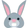 Emoji Faccia di coniglio 🐰 image - Twitter / X (Twemoji) style