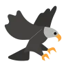 鹰 Emoji 🦅 image - Tossface style