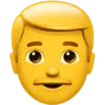 Mann Emoji 👨 image - Apple style