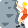 Person Climbing: Medium-Light Skin Tone Emoji 🧗🏼 image - Twitter / X (Twemoji) style