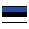 Flag: Estonia Emoji 🇪🇪 image - OpenMoji style