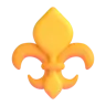 Emoji Fleur-de-lis ⚜ image - Microsoft 3D Fluent style