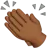 Clapping Hands: Medium-Dark Skin Tone
