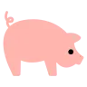 Emoji Maiale 🐖 image - Tossface style