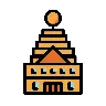 Hindu Tempel Emoji 🛕 image - OpenMoji style