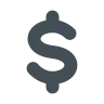 Ağır dolar işareti Emoji 💲 image - Tossface style