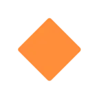 Small Orange Diamond