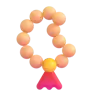 Gebetsperlen Emoji 📿 image - Microsoft 3D Fluent style