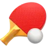 Wiosło i piłka do tenisa stołowego Emoji 🏓 image - Apple style