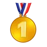 Medal Pierwszego Miejsca Emoji 🥇 image - Telegram style
