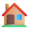 อาคารบ้าน Emoji 🏠 image - Microsoft 3D Fluent style