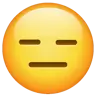 Expressionless Face Emoji 😑 image - WhatsApp style