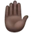 Raised Hand: Dark Skin Tone