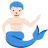 Merman: Light Skin Tone