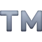 商标标记 Emoji ™ image - Facebook Meta style