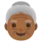 Old Woman: Medium-Dark Skin Tone