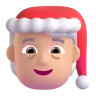 Mx Claus: Medium-Light Skin Tone Emoji 🧑🏼‍🎄 image - Microsoft 3D Fluent style