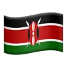Flag: Kenya Emoji 🇰🇪 image - Apple style