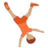 Person Cartwheeling: Medium Skin Tone Emoji 🤸🏽 image - Twitter / X (Twemoji) style