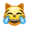 Emoji Cat Face with Tears of Joy 😹 image - Telegram style