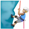 Man Climbing: Medium-Light Skin Tone Emoji 🧗🏼‍♂️ image - Samsung style