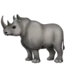 Emoji Rinoceronte 🦏 image - Apple style