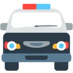 Oncoming Police Car