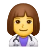 Woman Health Worker Emoji 👩‍⚕️ image - Samsung style