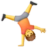 Emoji Person Doing Cartwheel 🤸 image - Samsung style